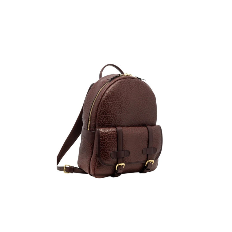 Zoupe  Premium Brown Leather Backpack for Women's
