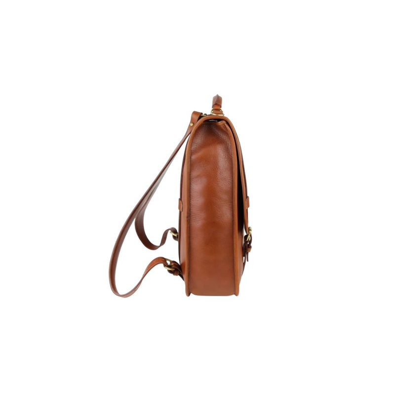 Zoupe Premium  Brown Leather Handbag  Medium Size for Women's